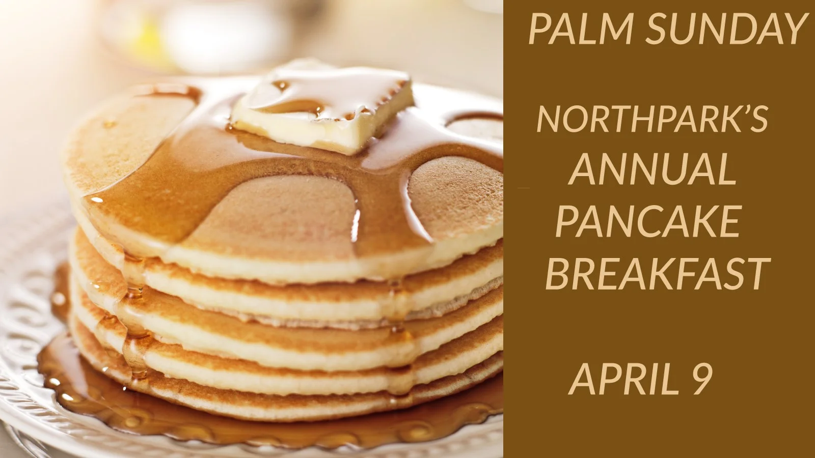 Palm Sunday Pancake Breakfast