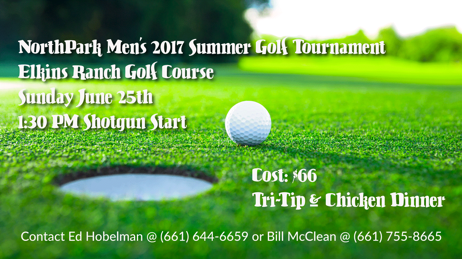 MEN'S MINISTRY SUMMER GOLF TOURNAMENT