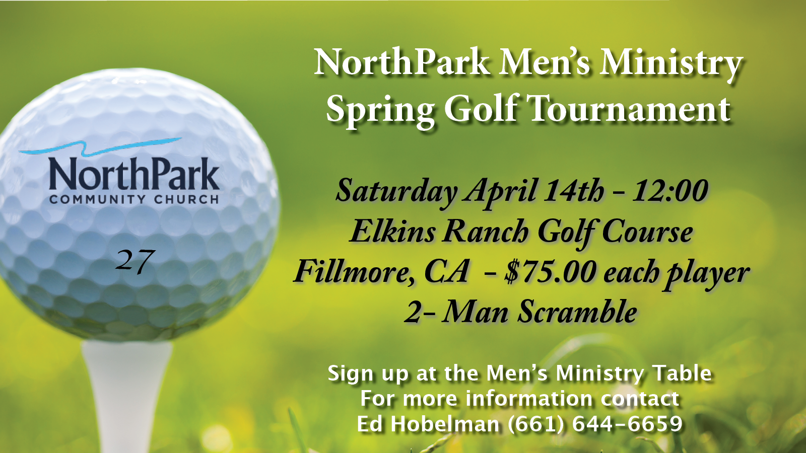 Men's Golf Tournament
