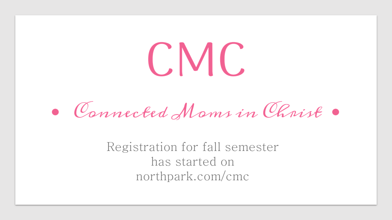CMC (Connected Moms in Christ)