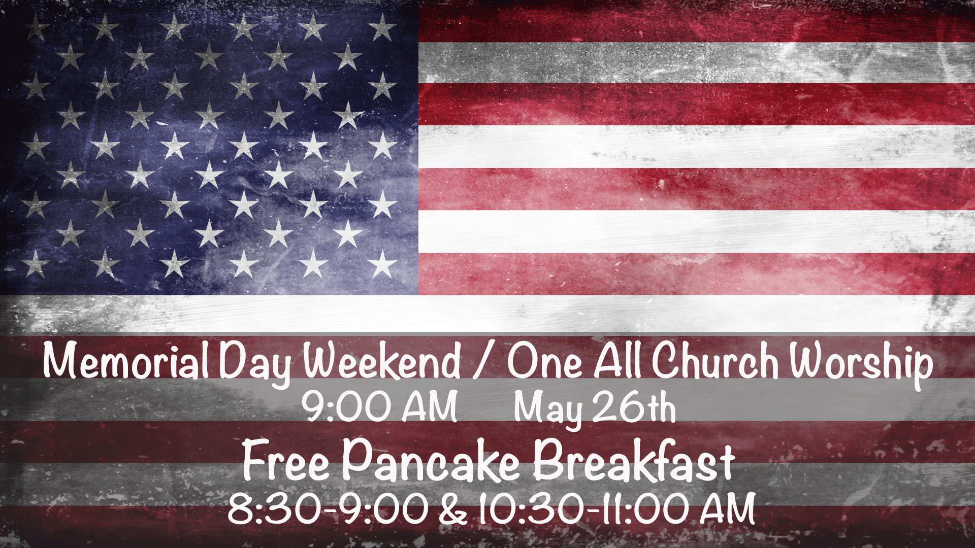 Memorial Weekend Service