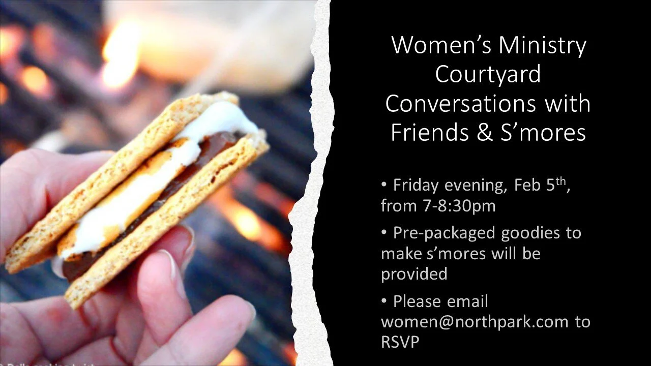 Courtyard Conversations with Friends &amp; S'mores