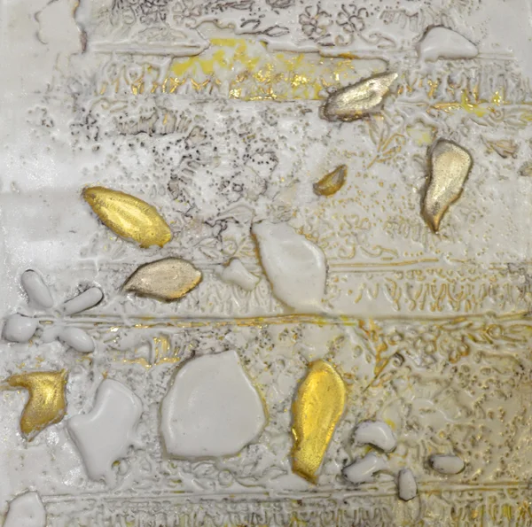 Arabesque II, encaustic, 6" x 6", $300