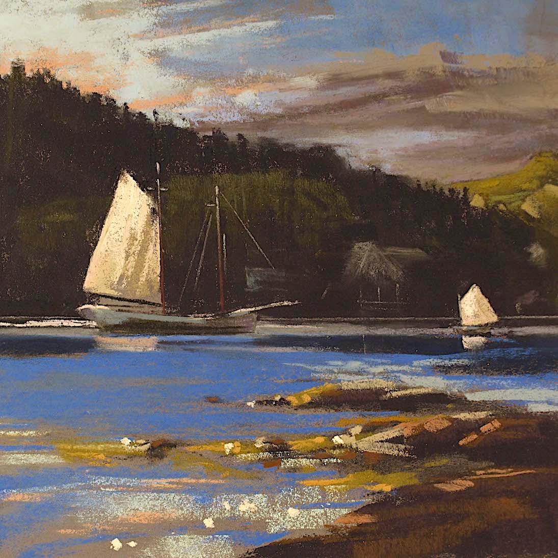 Grob_Harbor Meet Up_pastel_14x14_$800.jpg