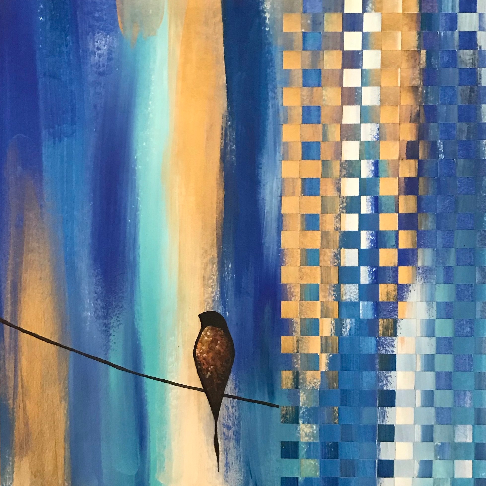 "Patience In Blue I" SOLD