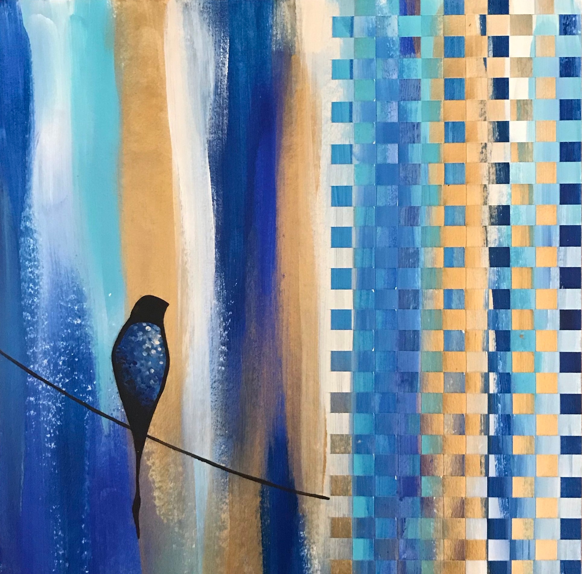 "Patience In Blue II" SOLD