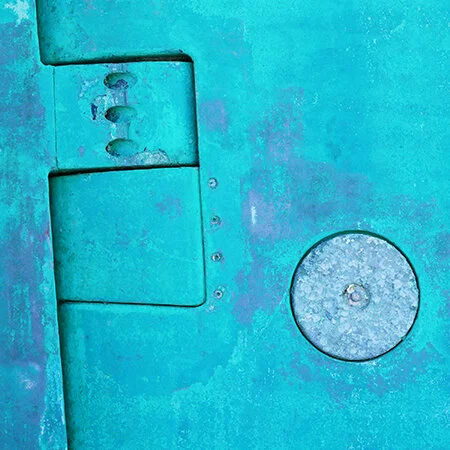 "Abstractions In Blue I", photography, 8" x 8", $45 (framed)