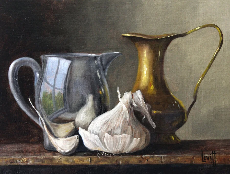 "Center Stage", oil on canvas, 9" x 12", $900