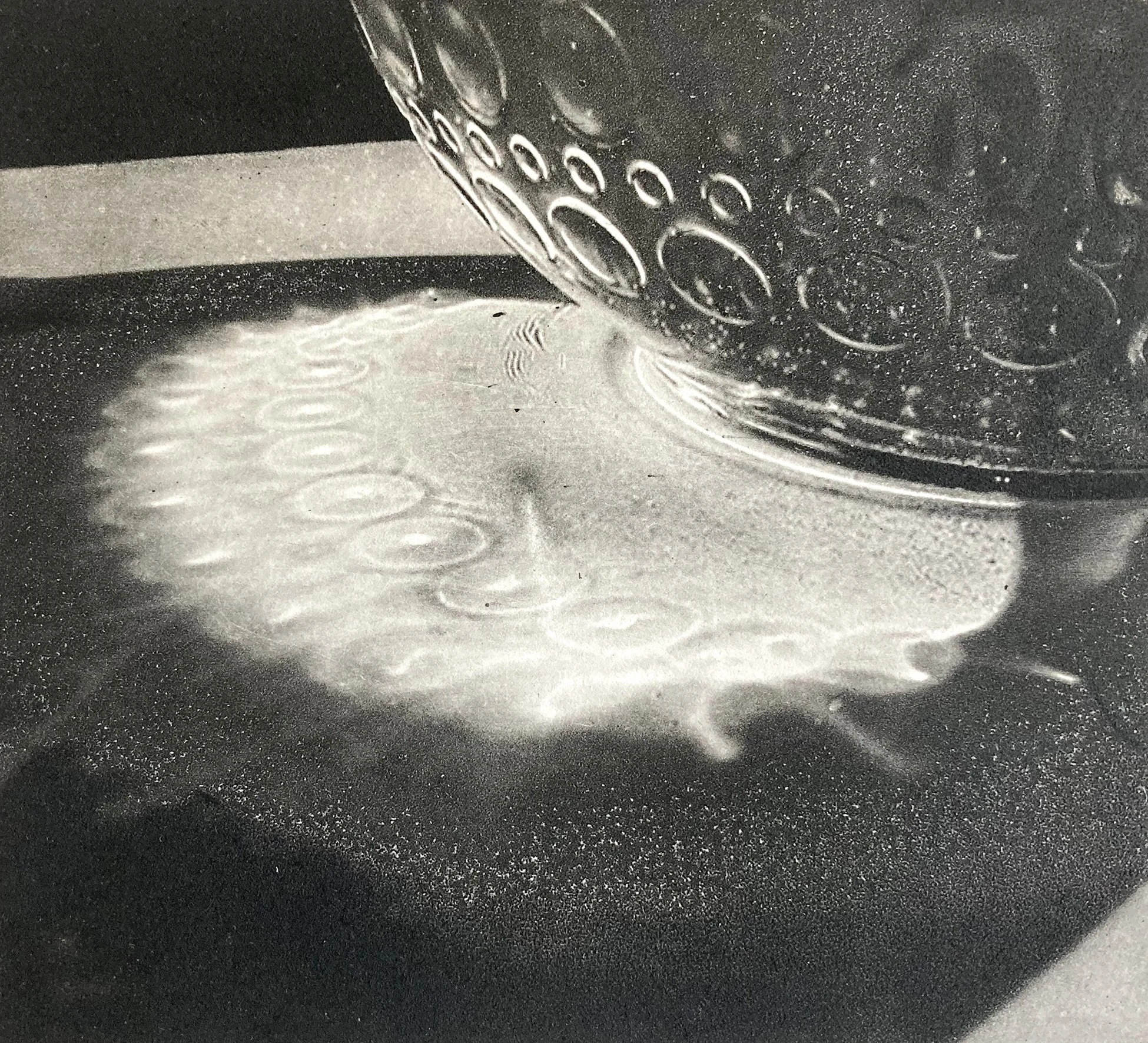 "Shadow Talk 7", intaglio, 5" x 6", $175 (framed)