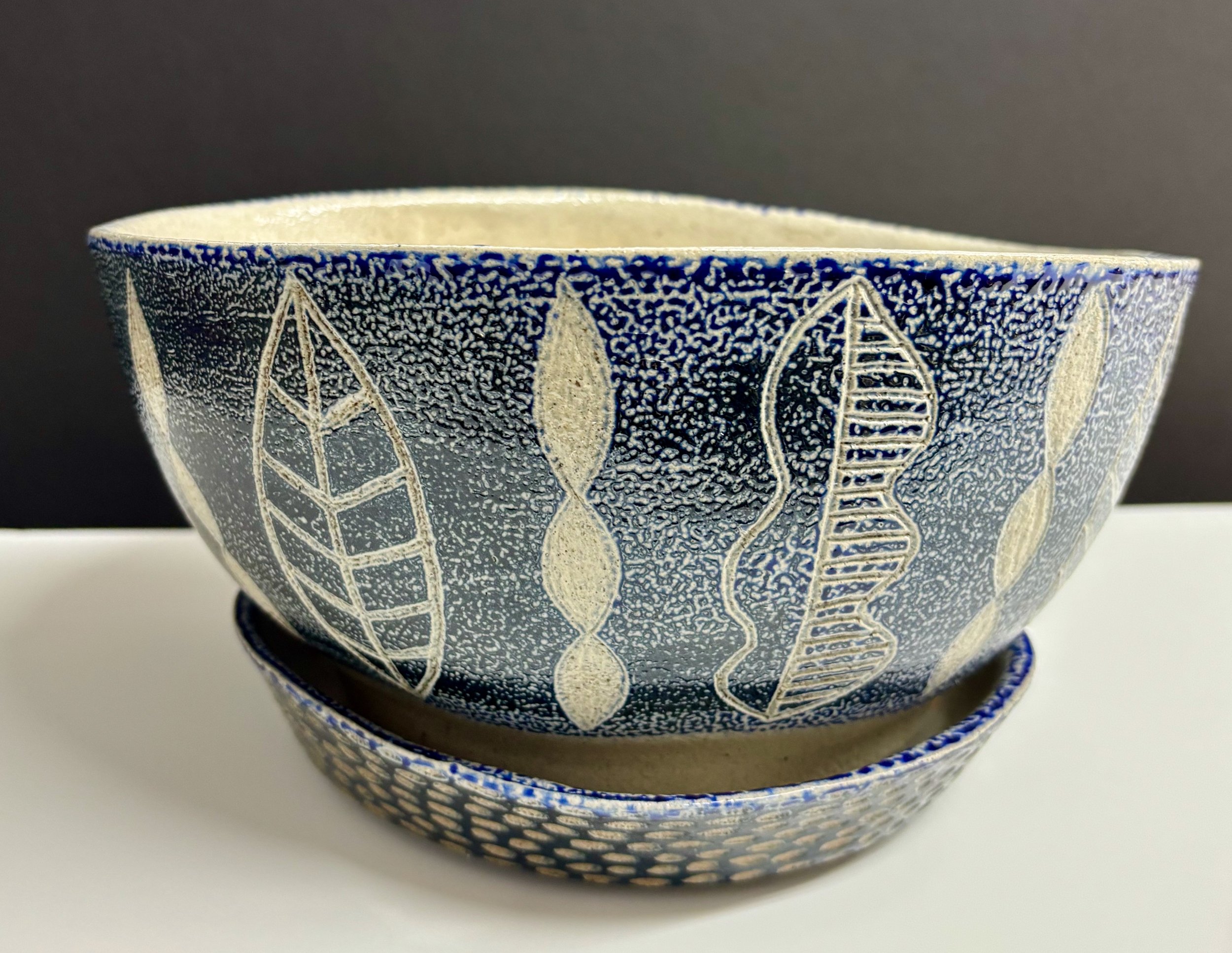 "Planter IV", high fire stoneware, 9" x 9" x 5", $120