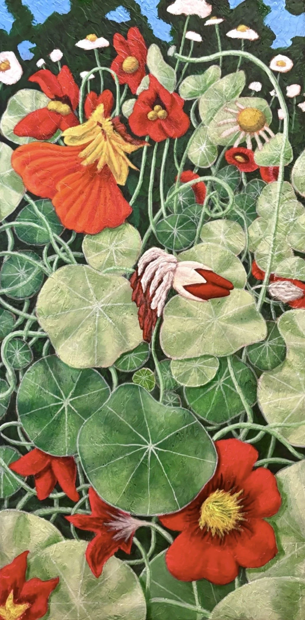 <p><strong>MAGGIE STANLEY</strong>acrylic on textured canvas<a href="/maggie-stanley-jour-2026">More →</a></p>