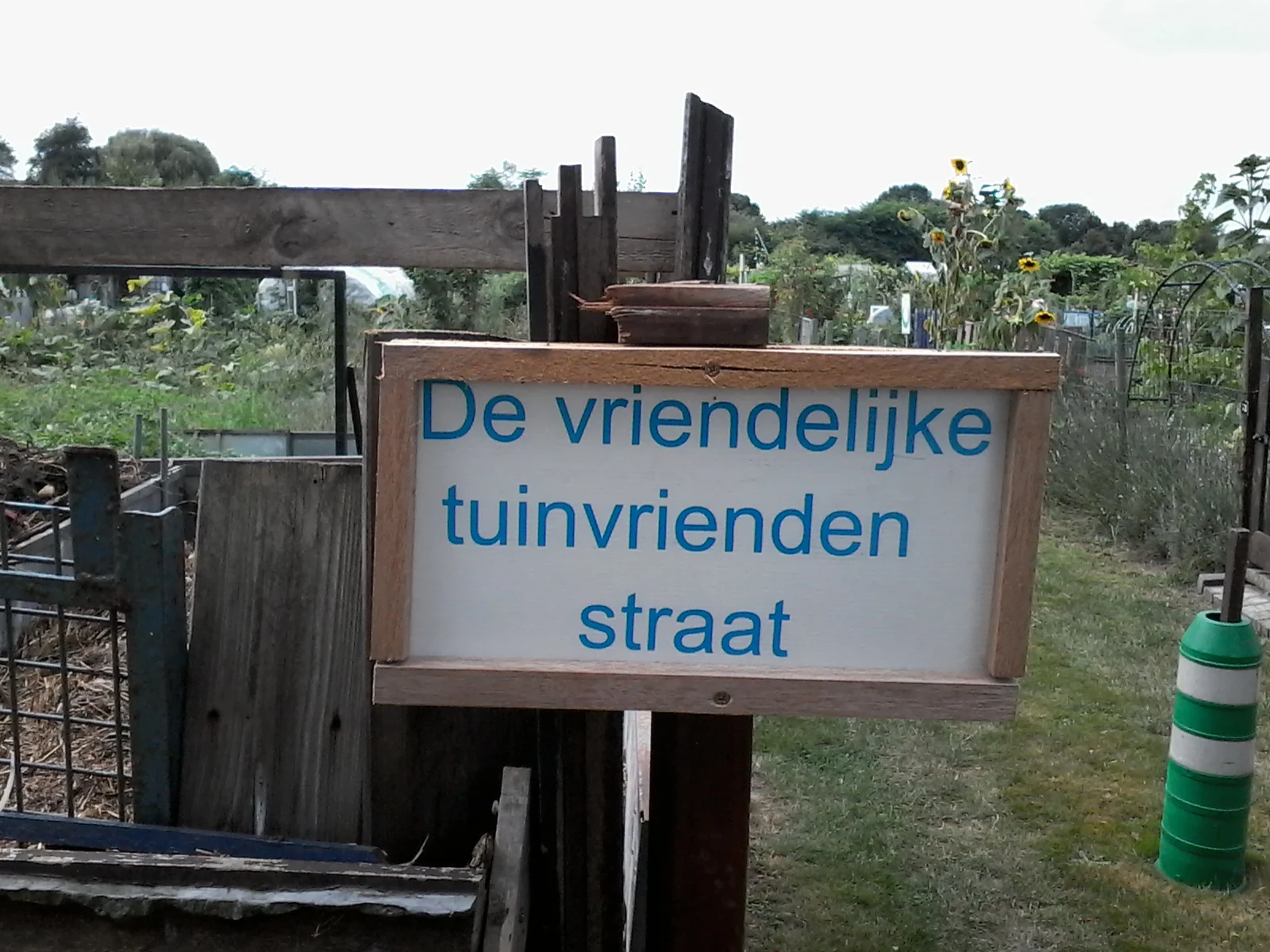 De vriendelijke tuinvriendestraat
