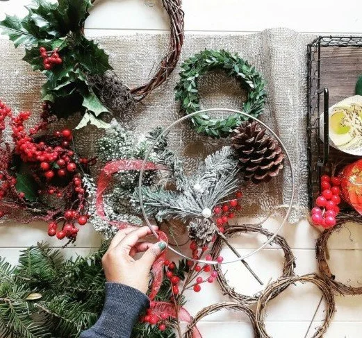 SOLD OUT: Winter Wreath Making Class - Patterson Cellars