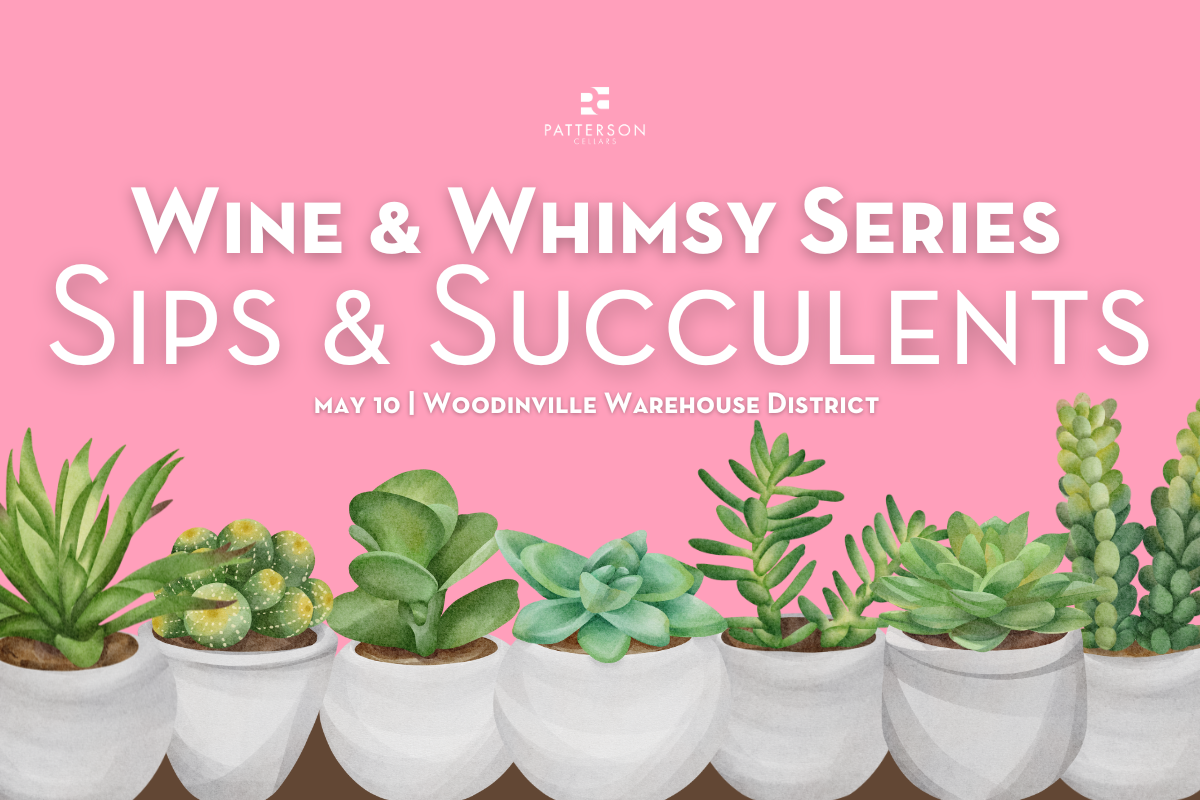 SOLD OUT: WINE &amp; WHIMSY SERIES | SIPS &amp; SUCCULENTS