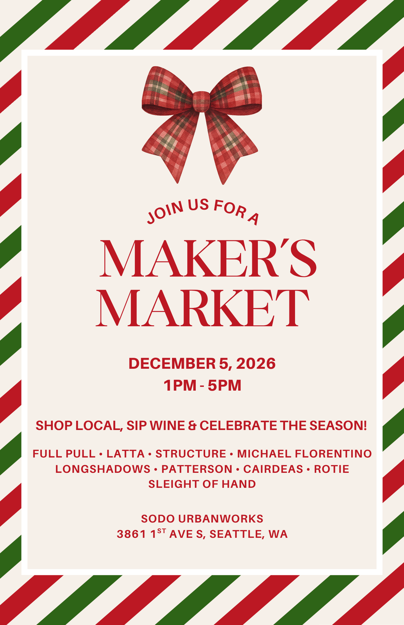 Holiday Maker's Market in SODO
