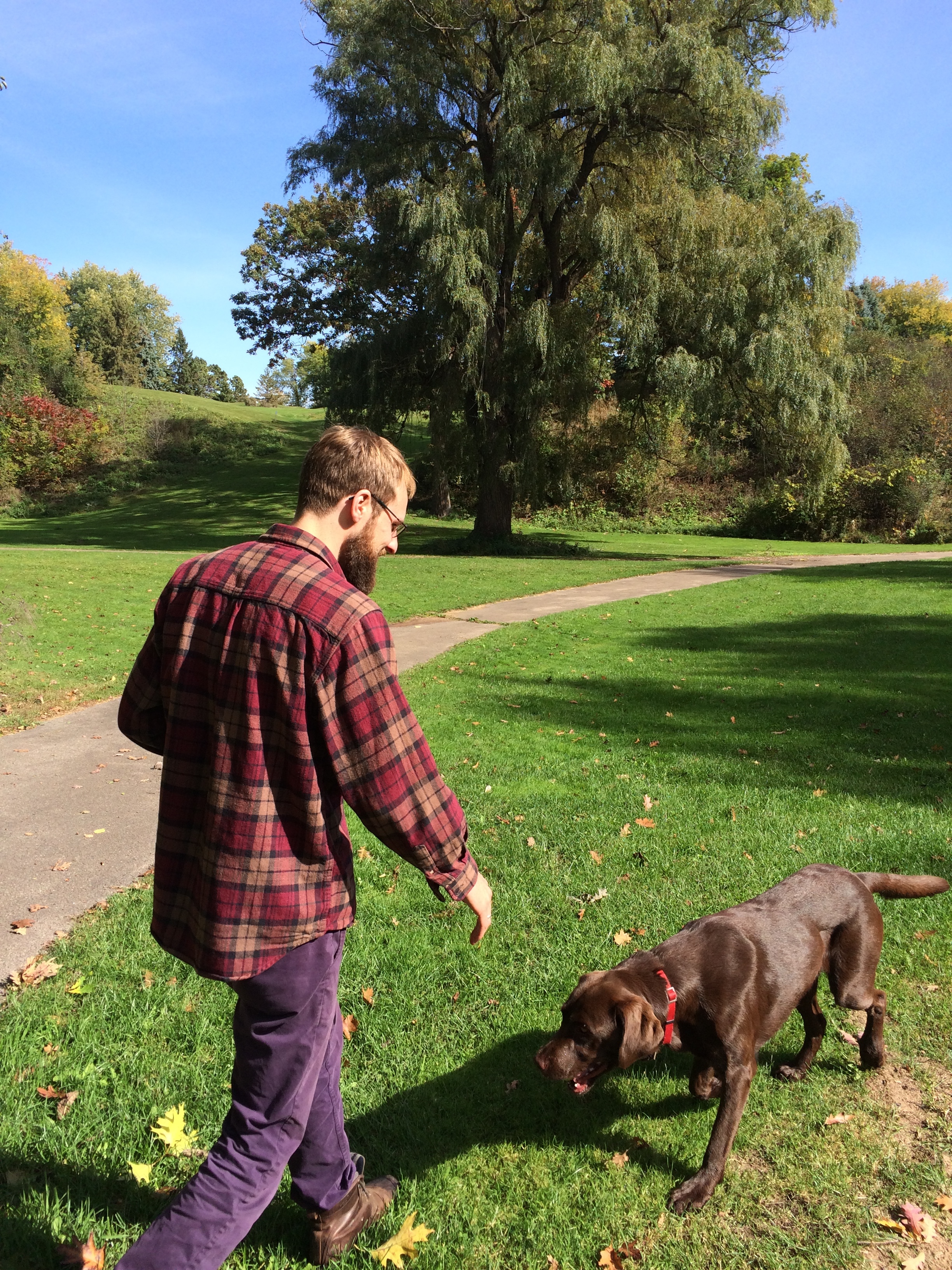 Always time for a walk in the park