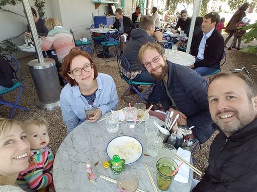 One of the highlights included a visit from Michelle's family in Austin!