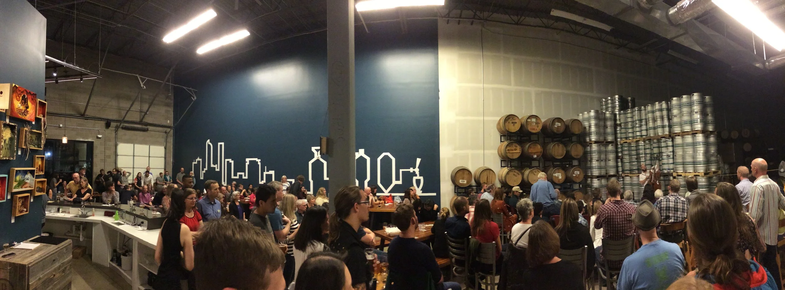 The final show of the tour: Bach & Beer at River North in Denver, CO