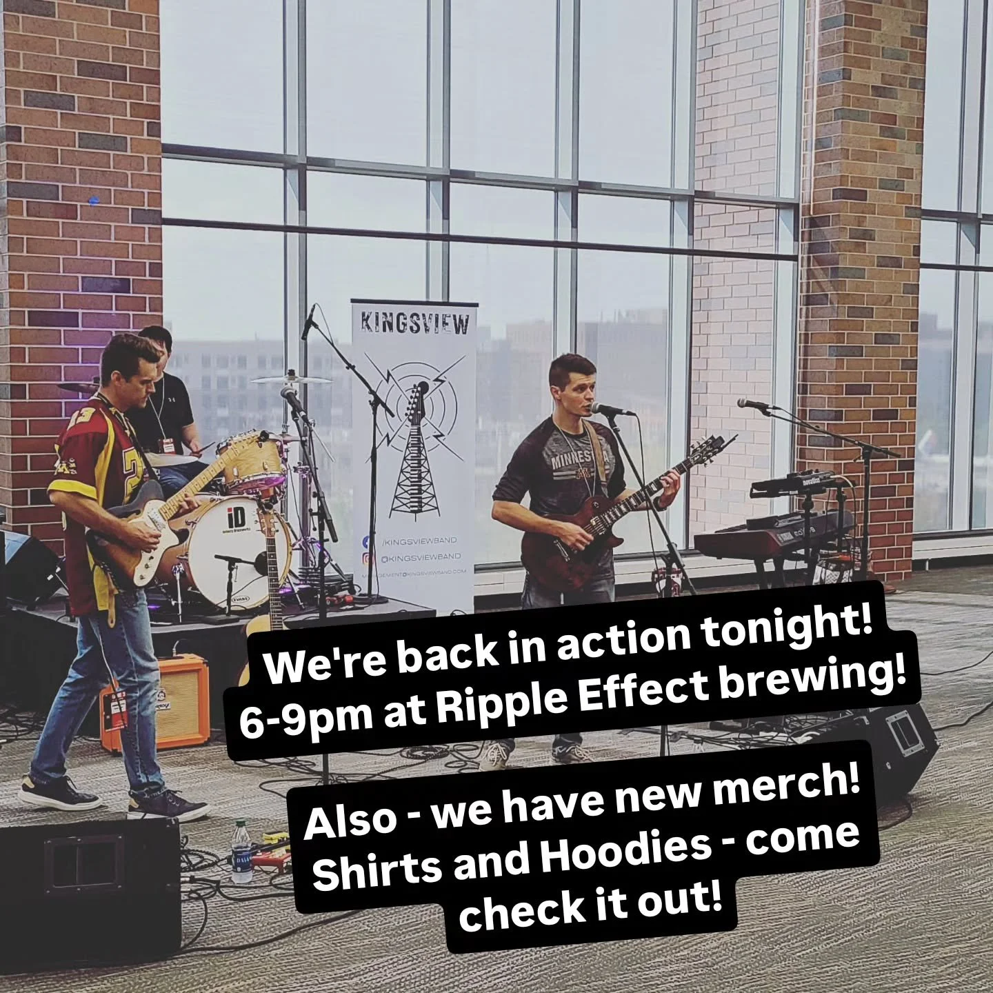 Tunes, beers and merch! It's al going down tonight for @ripple_effect_brewco 's first anniversary party. 6-9!