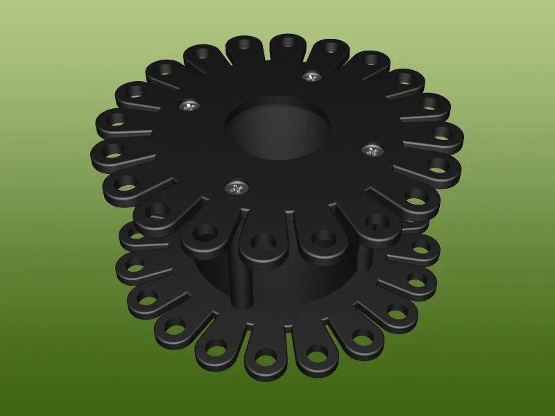 Turning Part For Information Stand