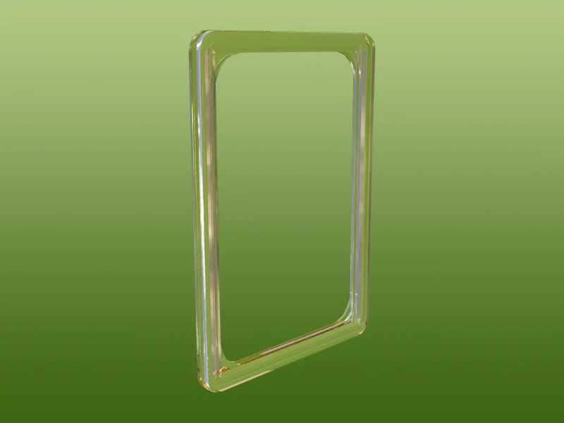 HD A5 Vertical ABS Frame, Clear
