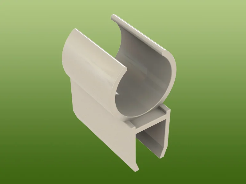 Top Clip Clear/Colour D: 16mm