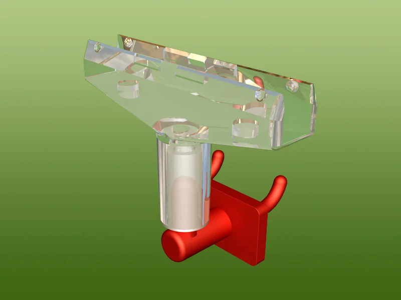 Pegboard Adapter With HD T-Piece