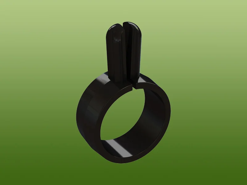 Tube Clip D: 25mm
