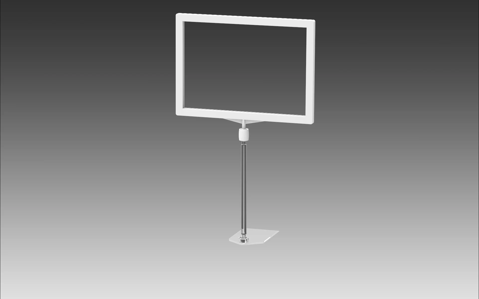 A6 frame with C40 10 cm stem and C500 Flatbase