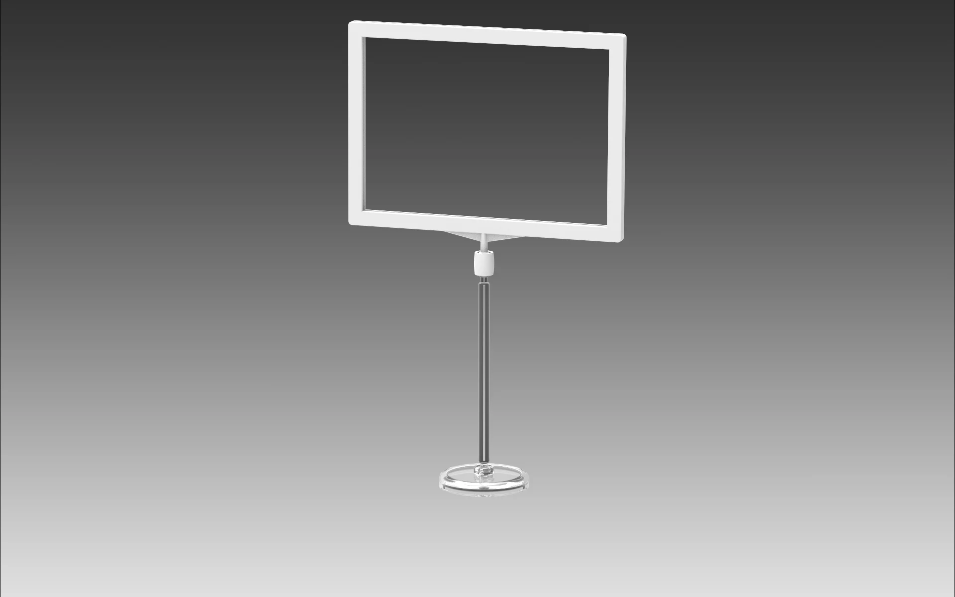 A6 Frame with C40 10 cm Stem & C800 Small Round Base