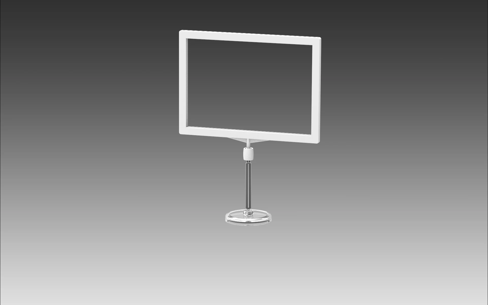 A6 Frame with C30 5 cm Stem & C800 Small Round Base