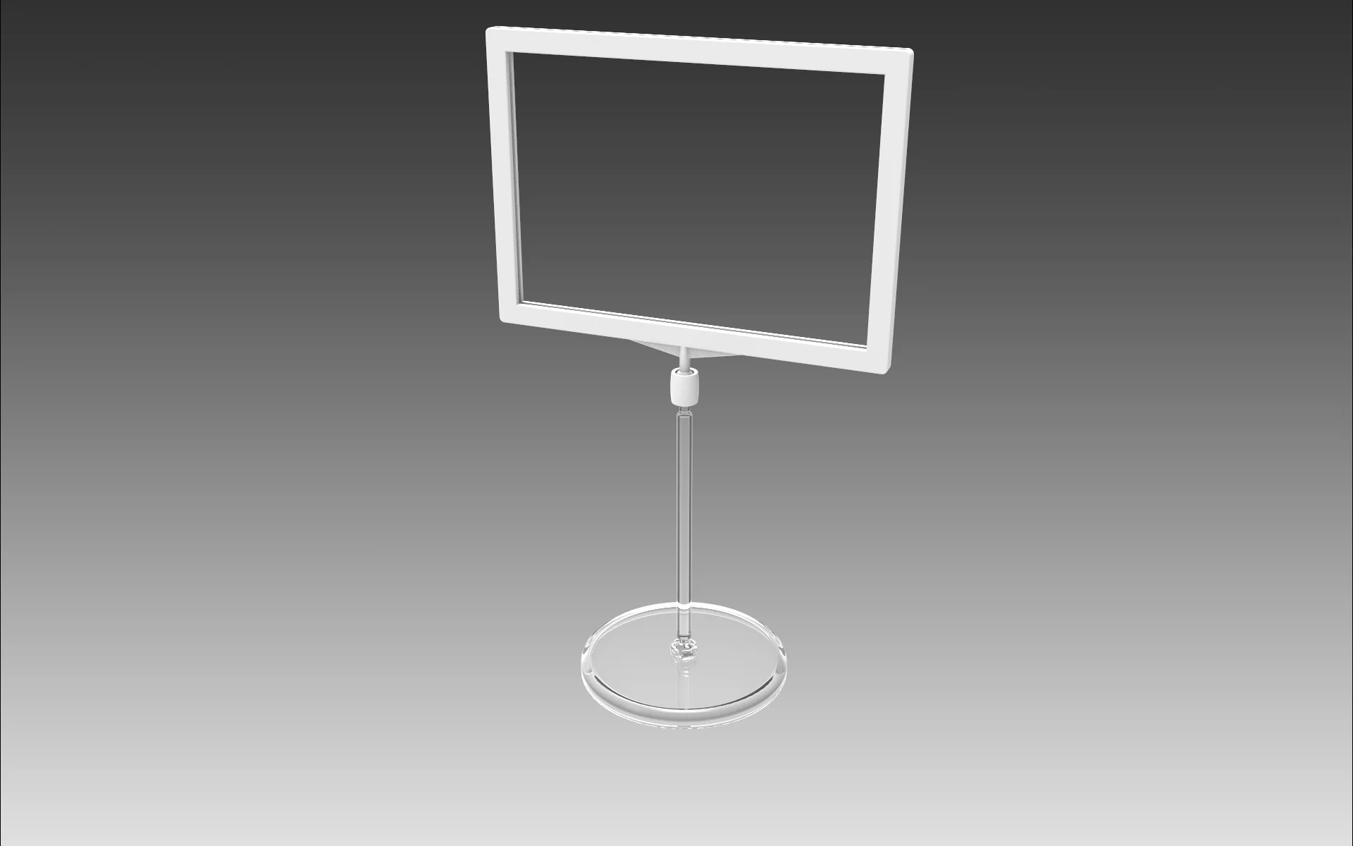 A6 Frame with C40 10 cm Stem & C900 Large Round Base