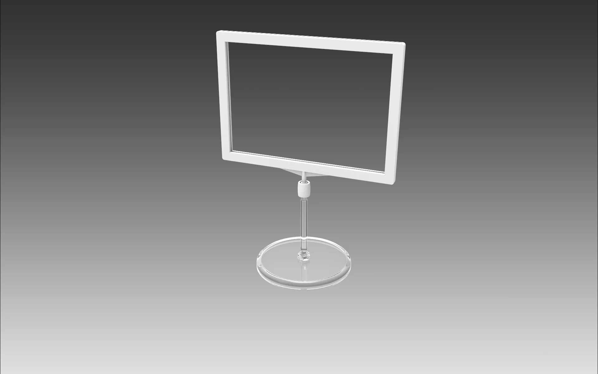 A6 Frame with C30 5 cm Stem & C900 Large Round Base