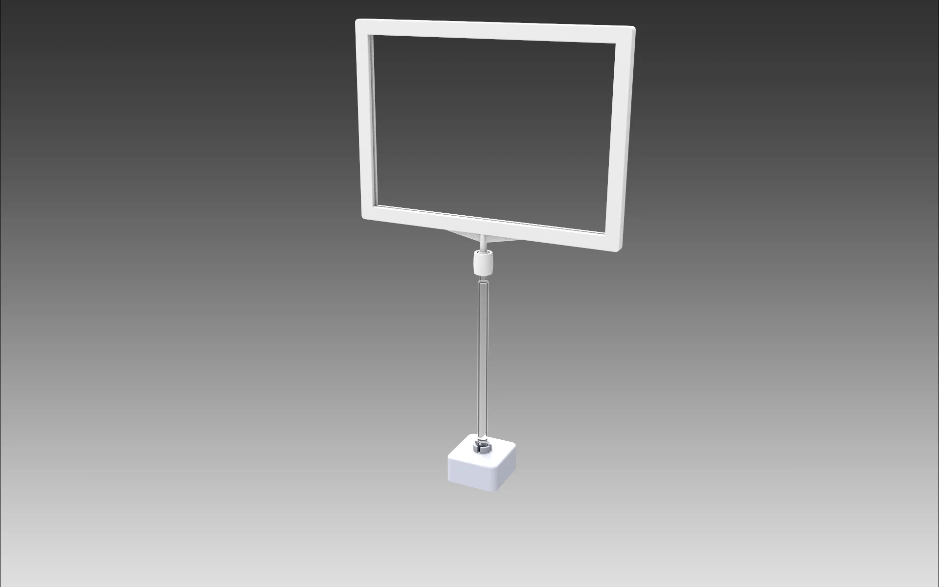 A6 Frame with C40 10 cm Stem & C400 Large magnet