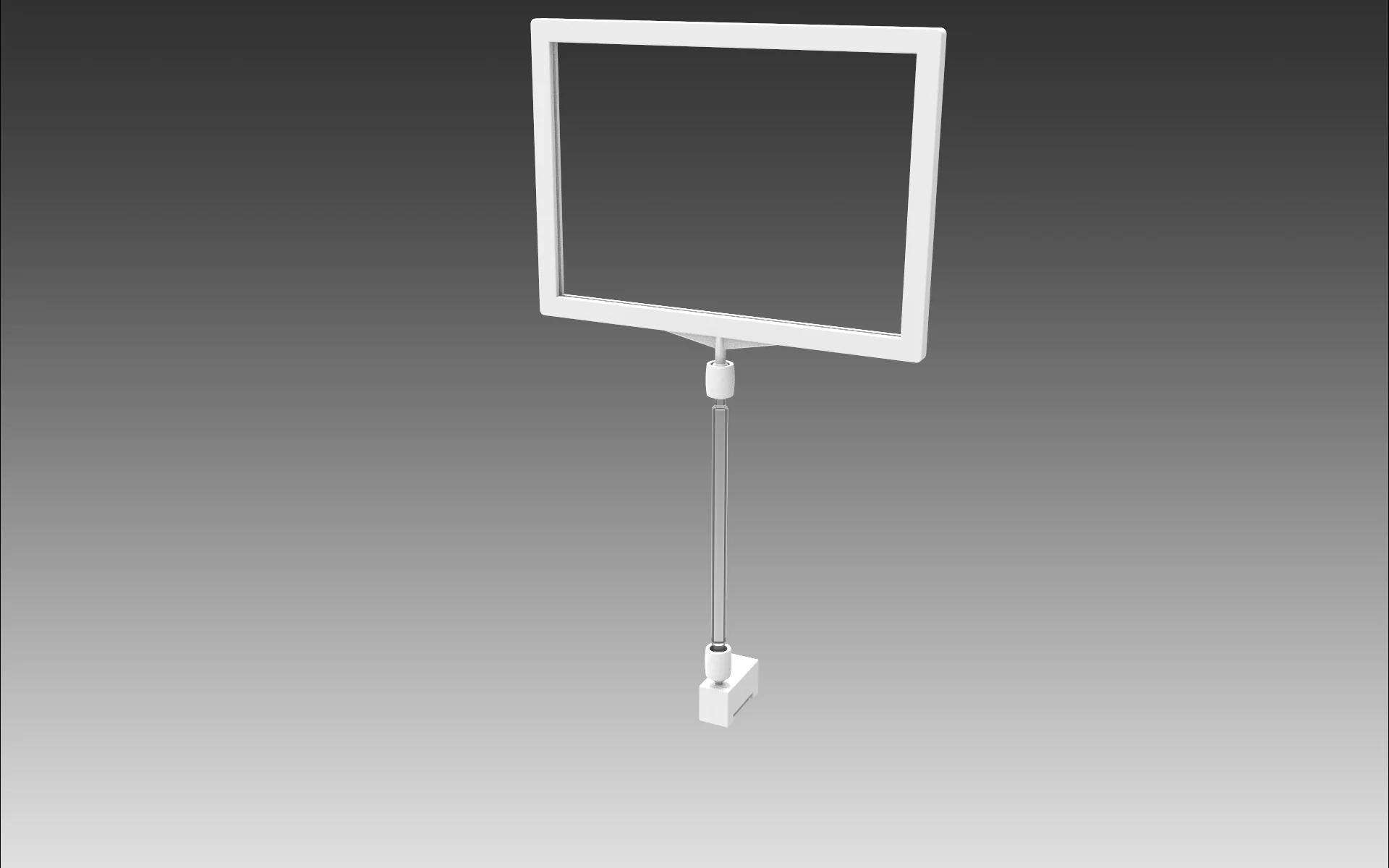 A6 Frame with C40 10 cm Stem & C600 Small Magnet