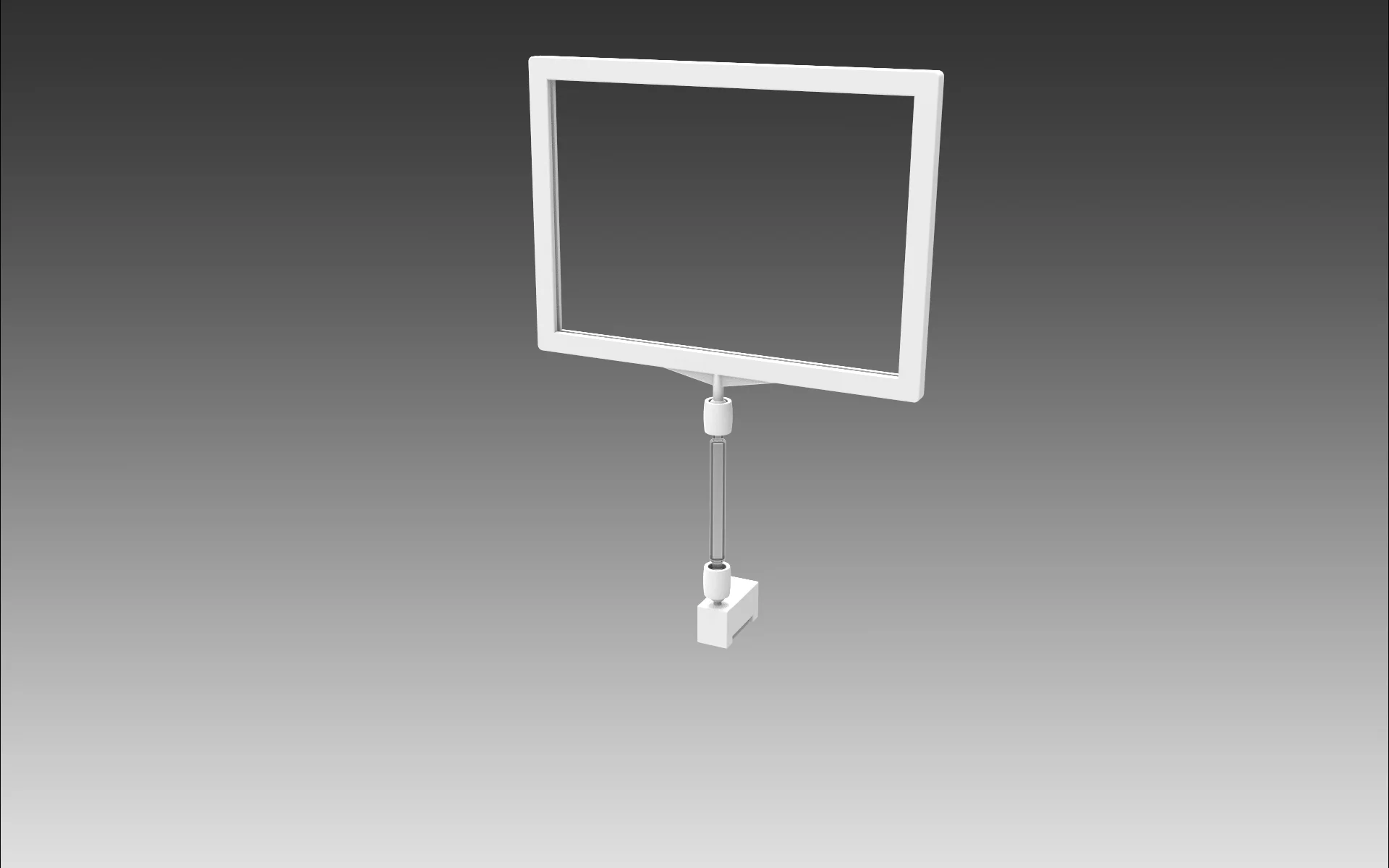 A6 Frame with C30 5 cm Stem & C600 Small Magnet