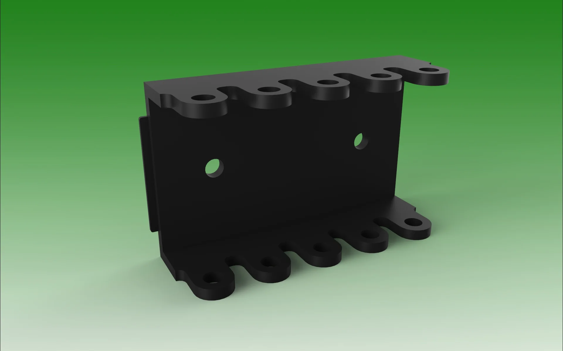 Wall Information Holder Black Only