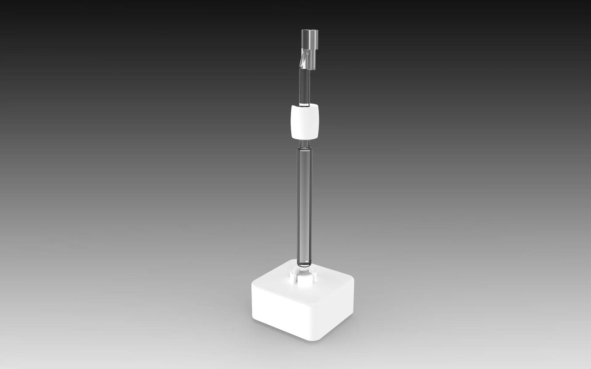 PP Connector with 5cm stem on Large Magnet