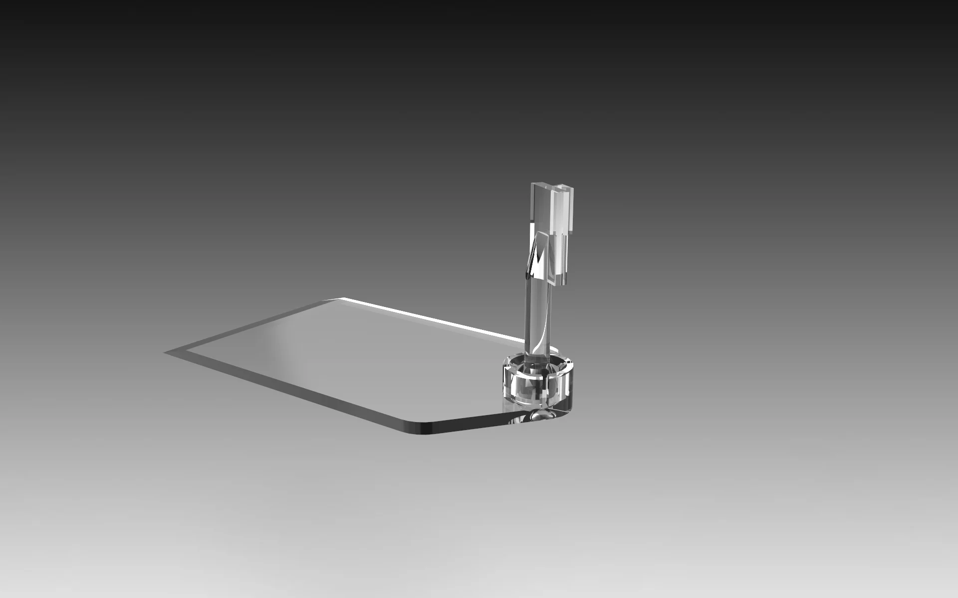 Flat base with PP connector