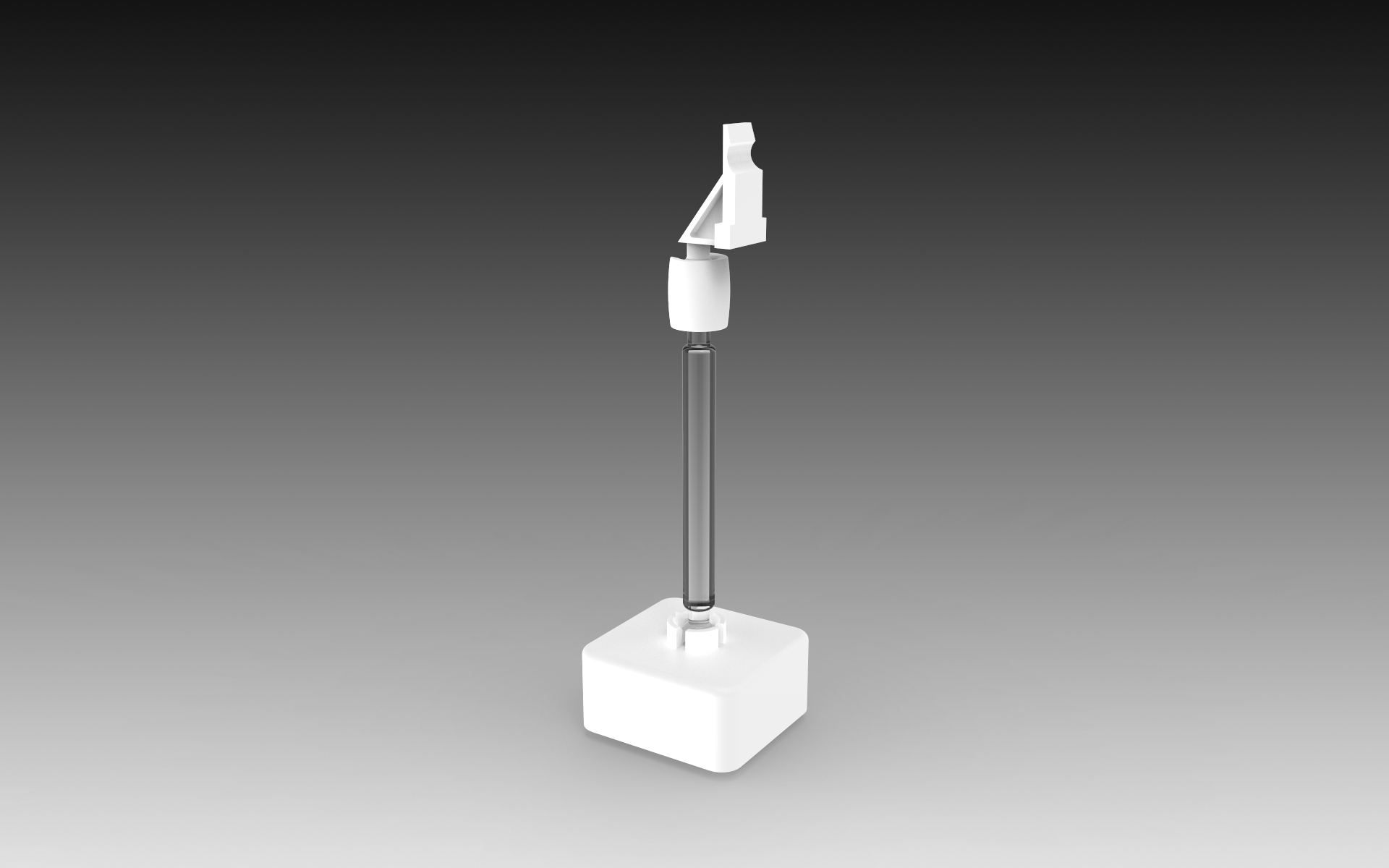 Click Adaptor with 5cm stem on large Magnet