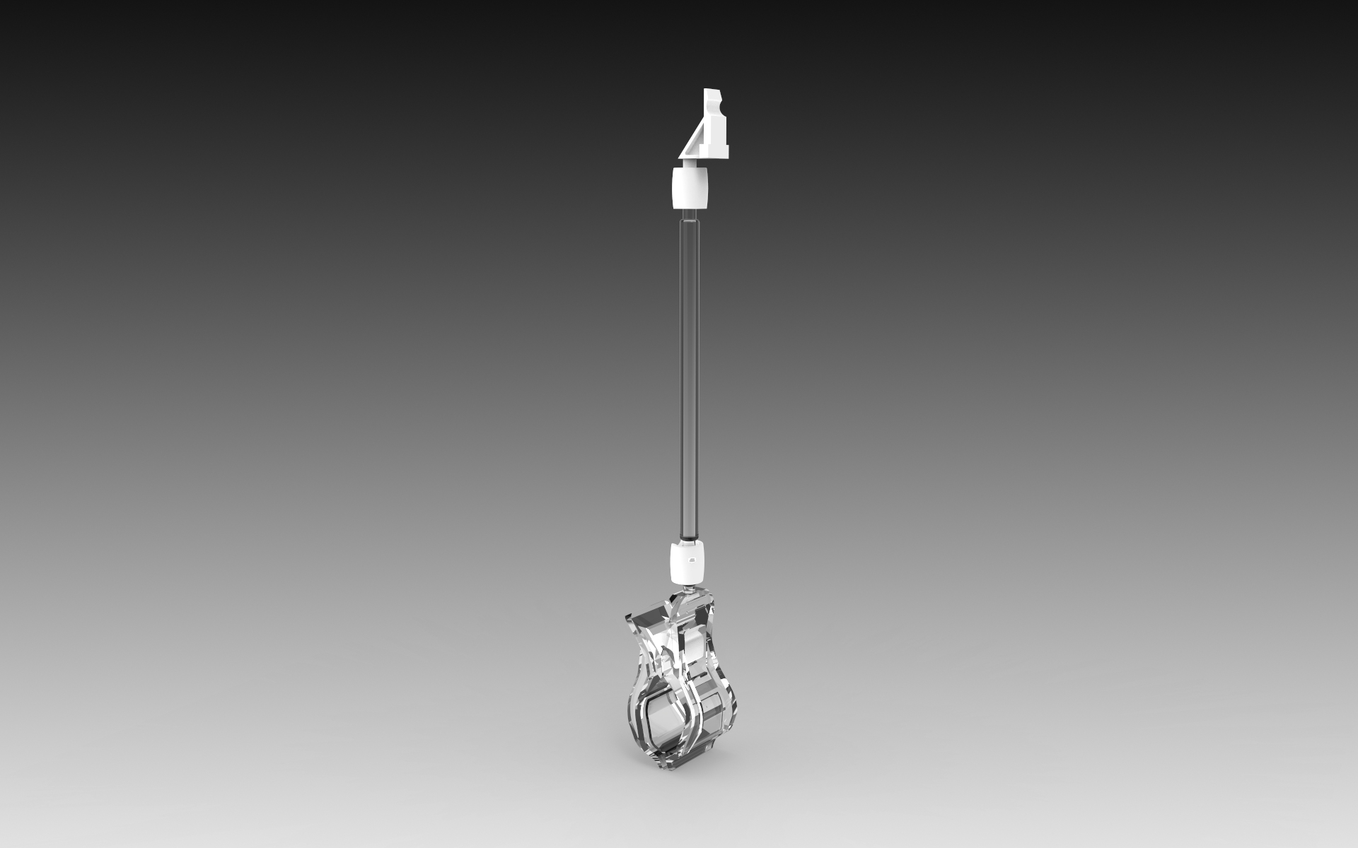 Click Adaptor with 10cm stem on Large Gripper