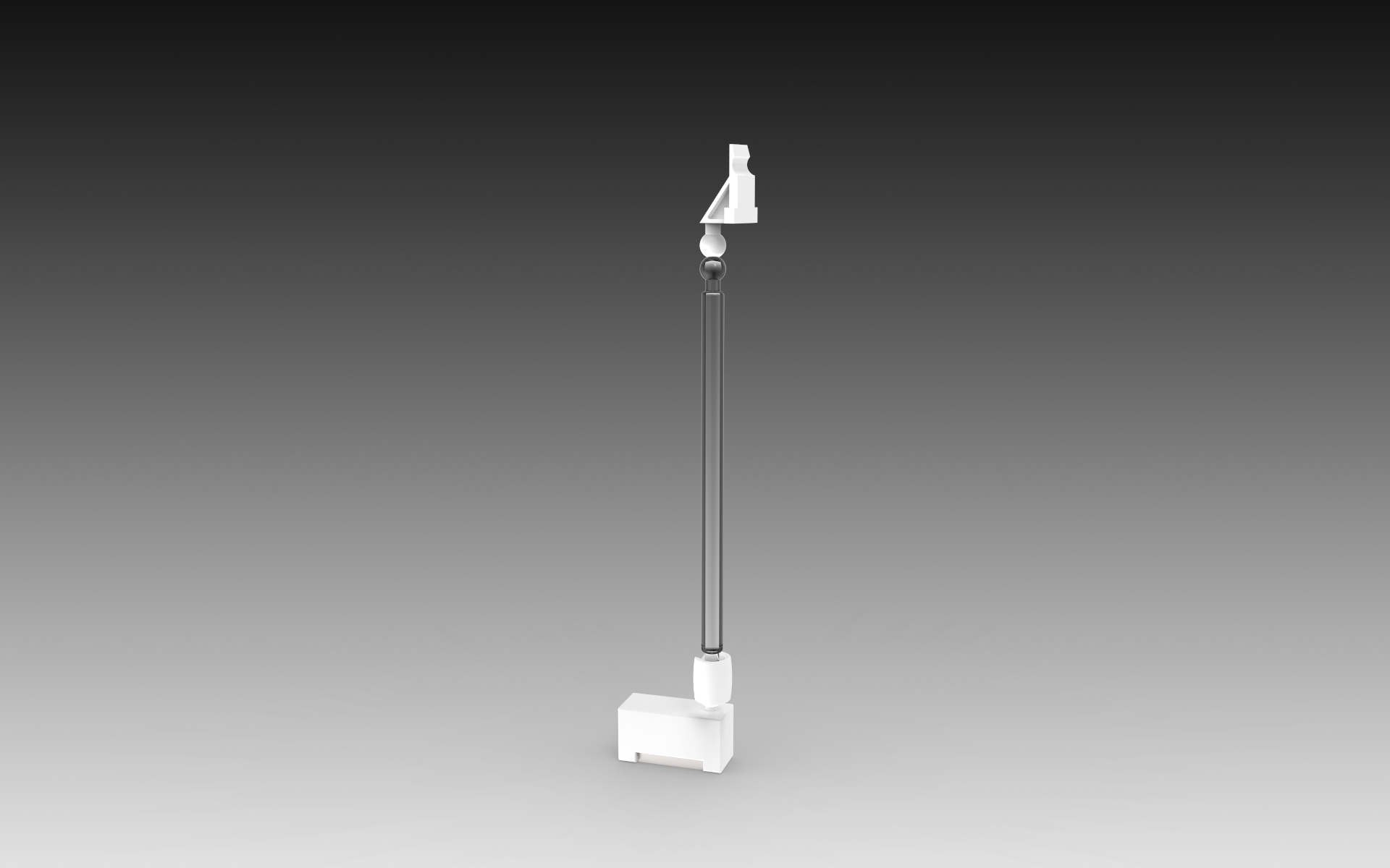 Click Adaptor with 10cm stem on small Magnet
