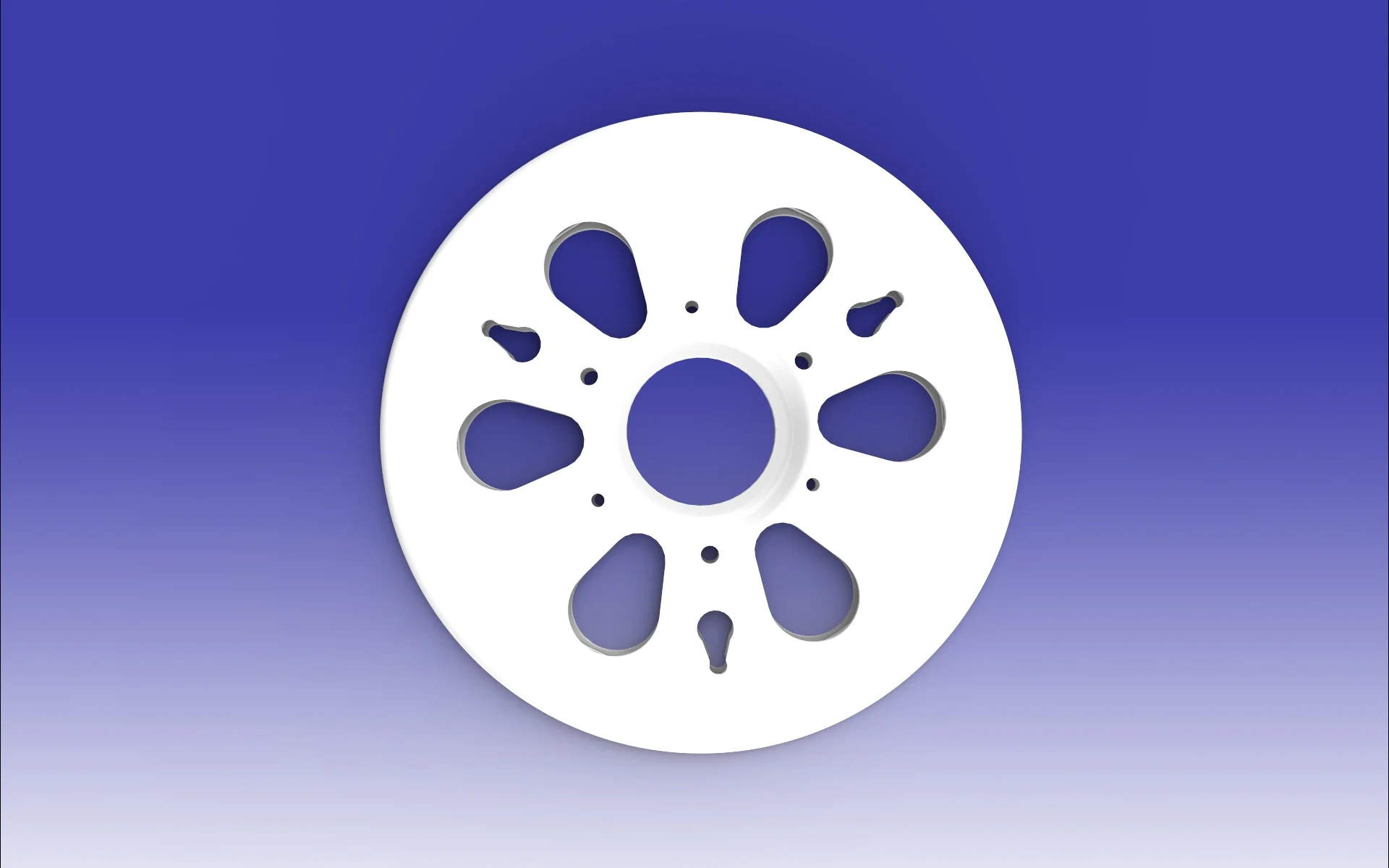 Turntable 14cm (White)