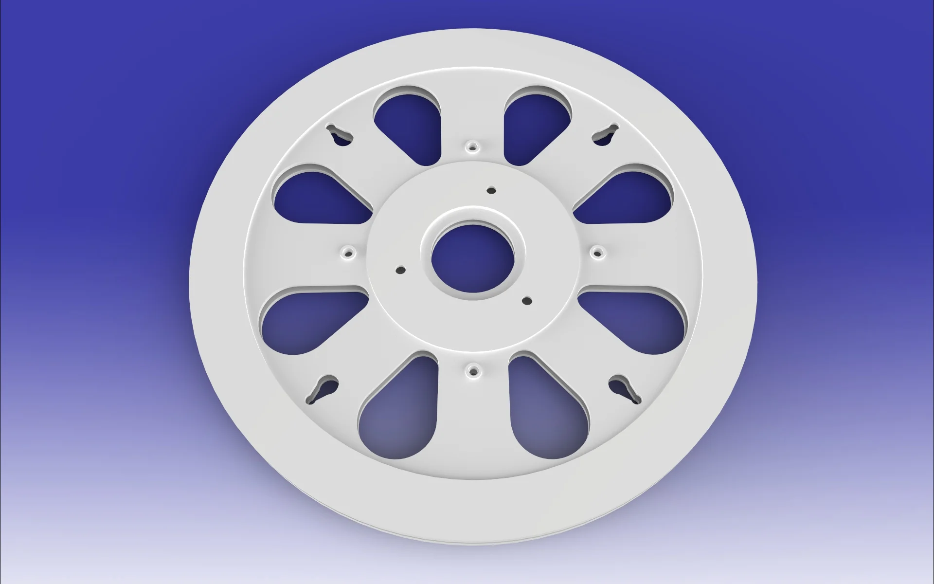 Turntable 21,5cm (White)