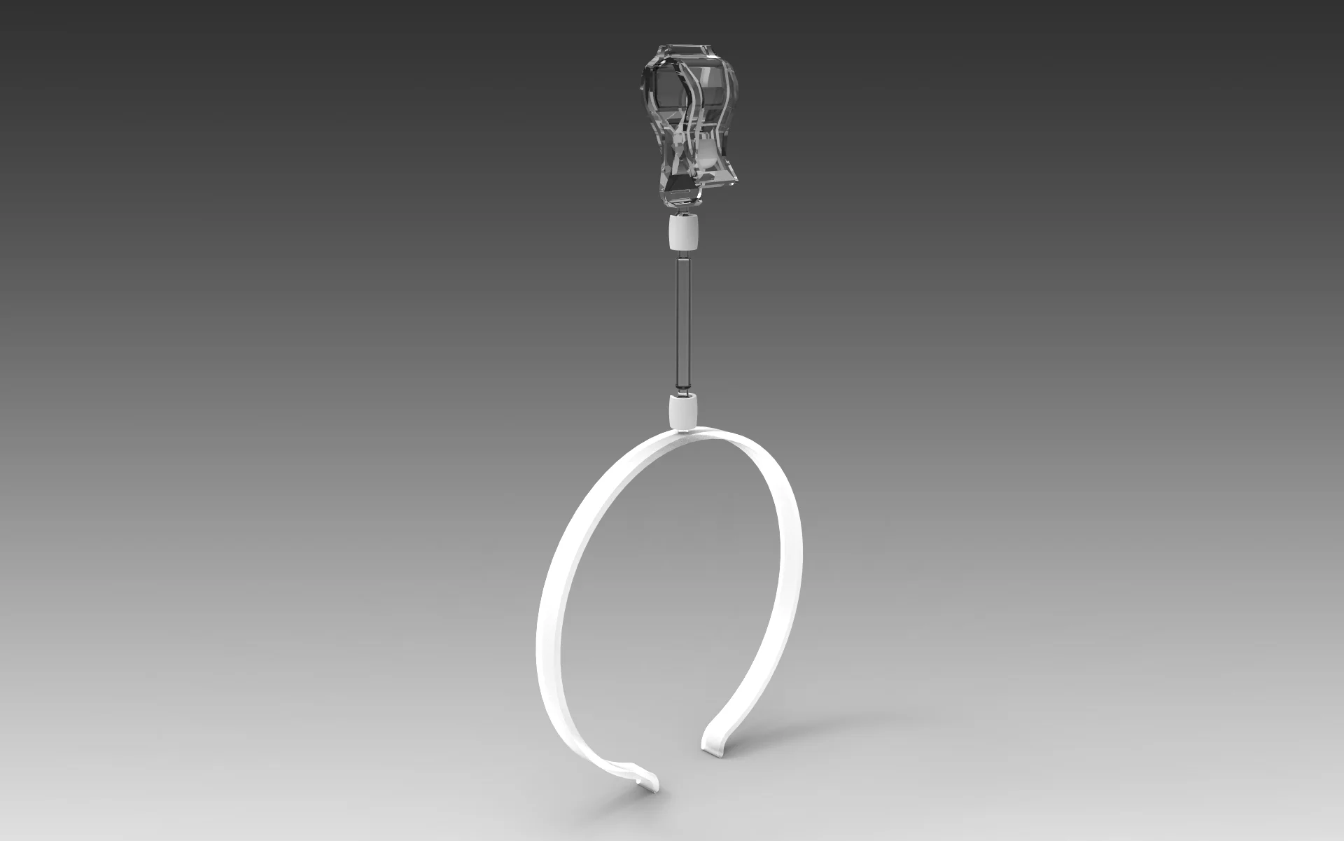 Large Deli ring with 5 cm stem and large gripper