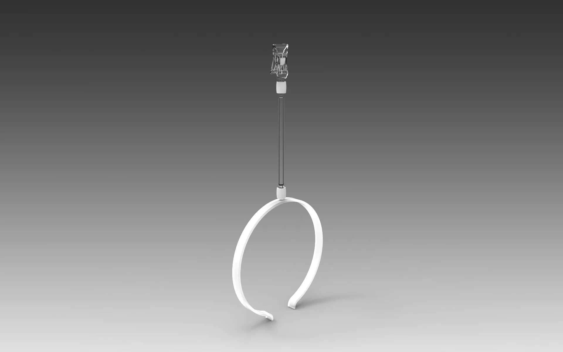 Large Deli ring with 10 cm stem and small gripper