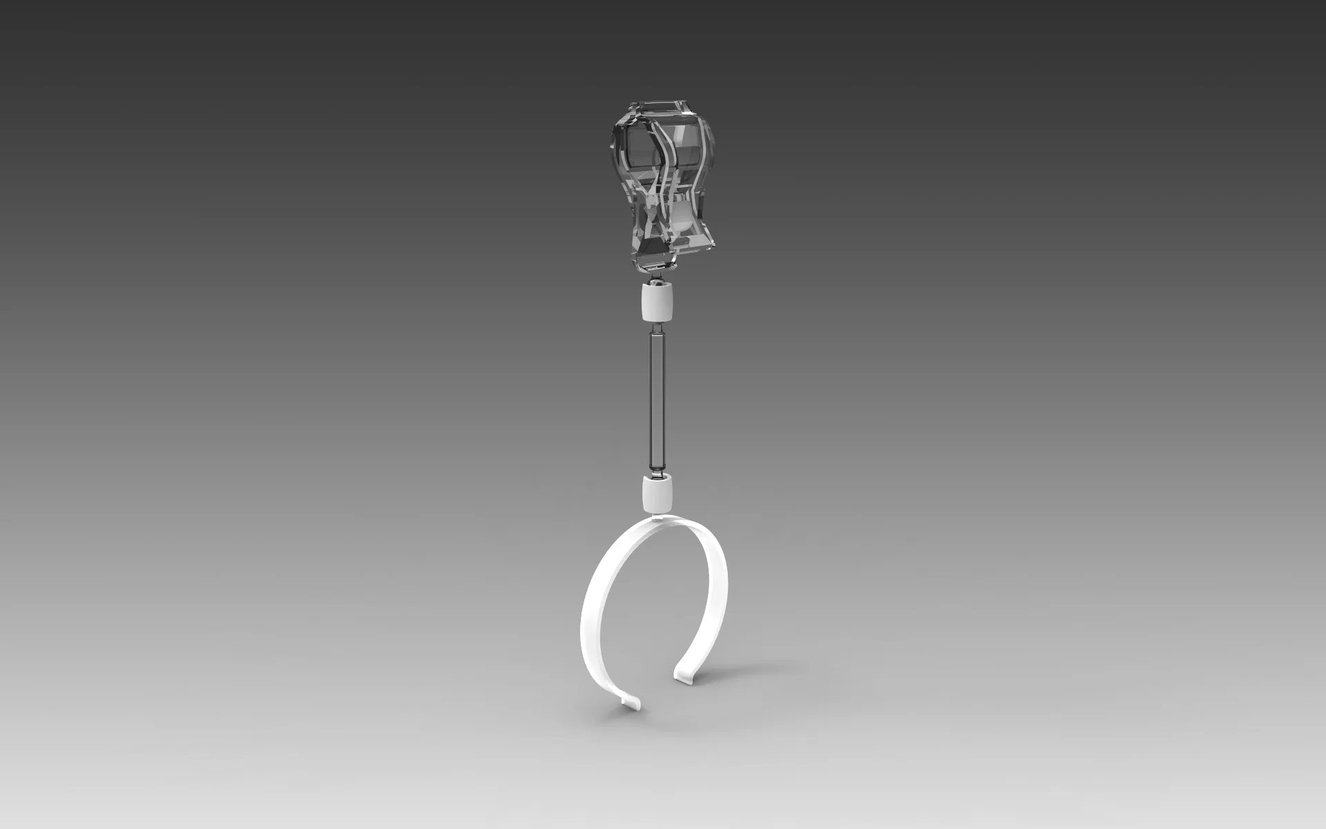 Small Deli ring with 5 cm stem and large gripper