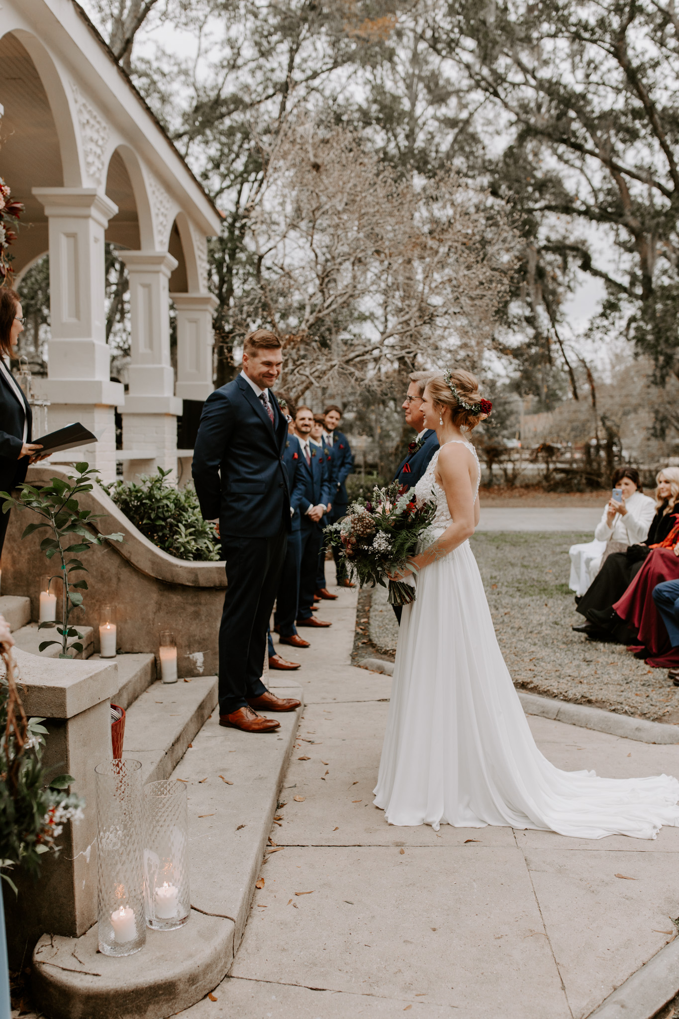 A Moody, Romantic Winter Wedding at Maison Lafitte | Mandeville, Louisiana | Gabrielle Hail Photography