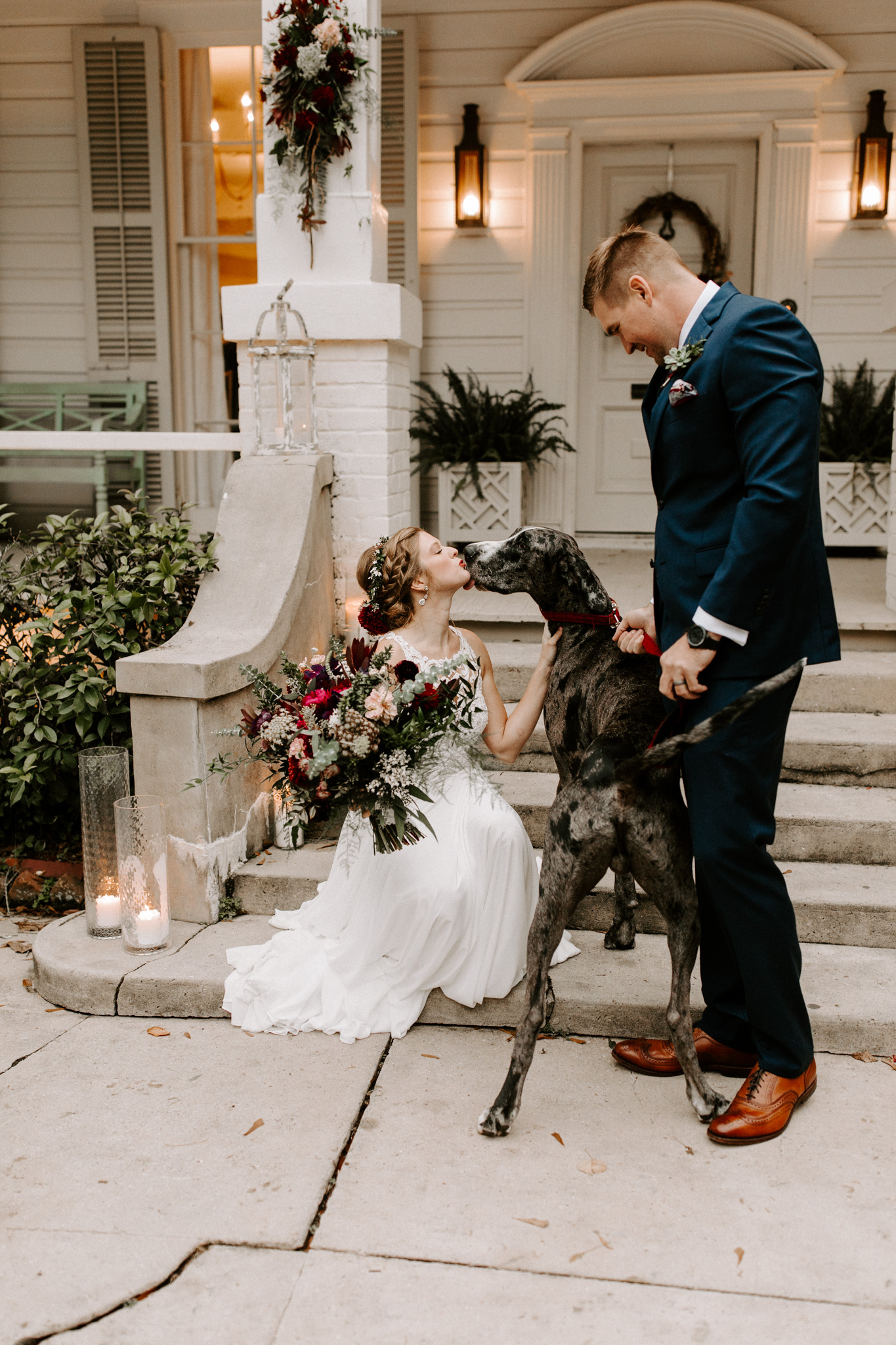 A Moody, Romantic Winter Wedding at Maison Lafitte | Mandeville, Louisiana | Gabrielle Hail Photography