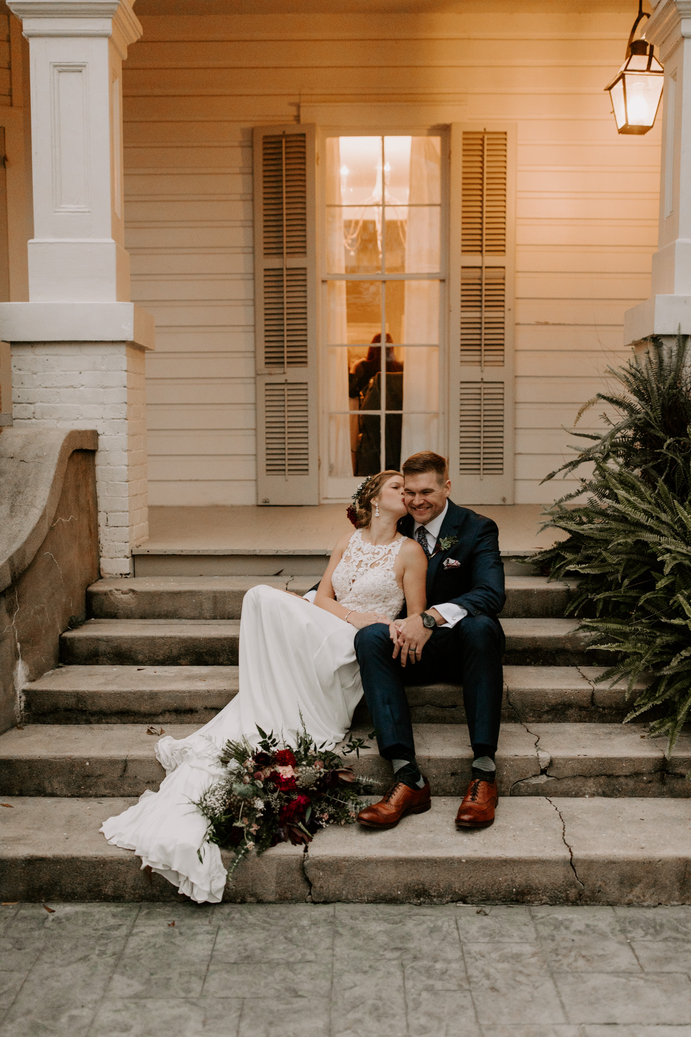 A Moody, Romantic Winter Wedding at Maison Lafitte | Mandeville, Louisiana | Gabrielle Hail Photography